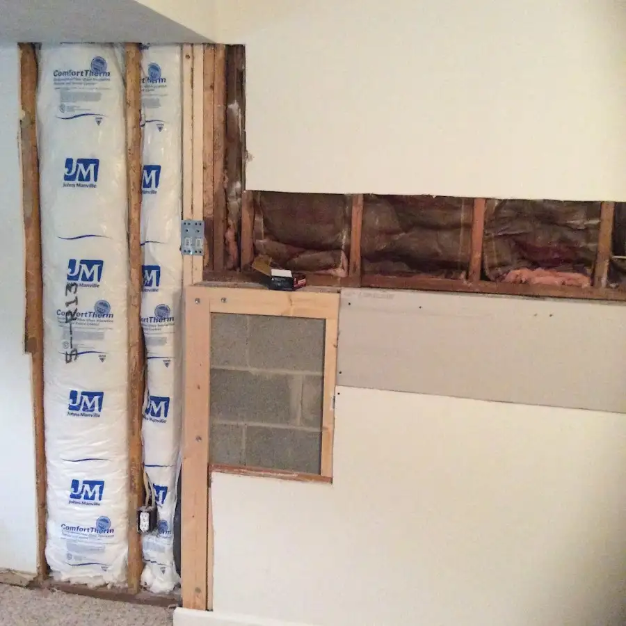 Wall insulation replacement during Odor Removal & Deodorization in Newport